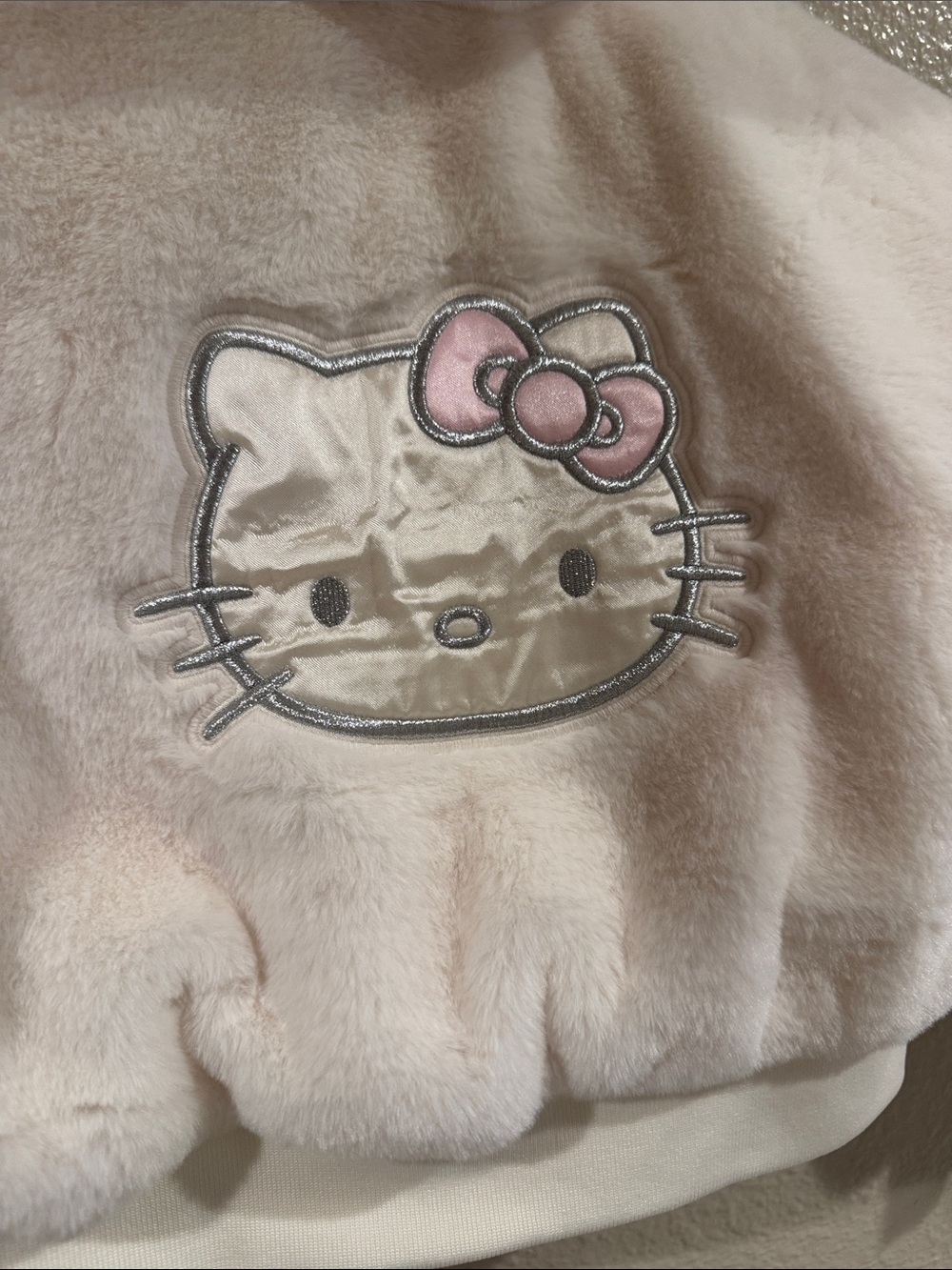 The Children's Place Plush Faux-Fur Hooded Puffer Jacket - Hello Kitty